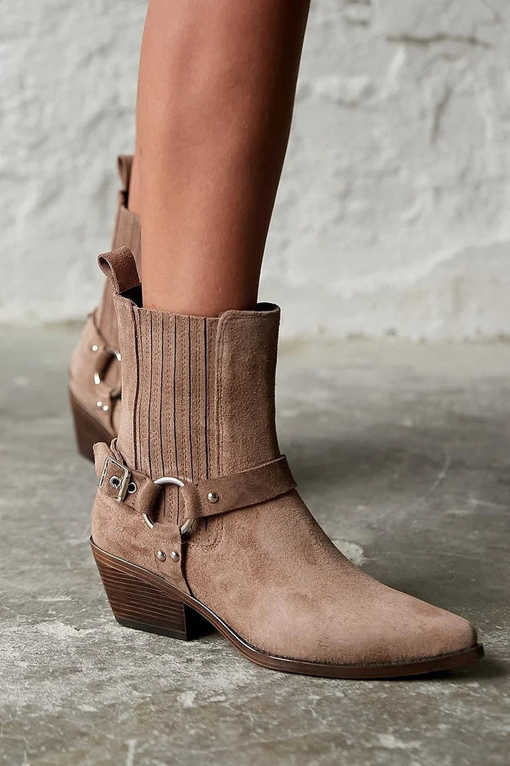 Anaïs™ | Bottines Western en Suède