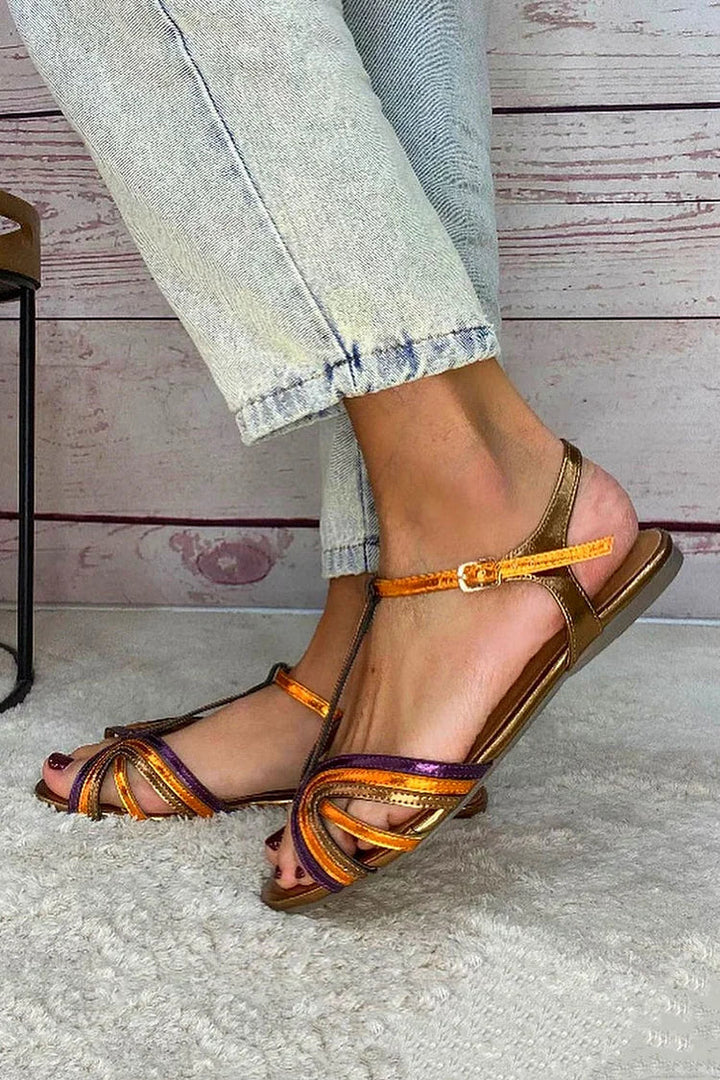 Viviana™ | Sandales Couleur Méditerranéenne