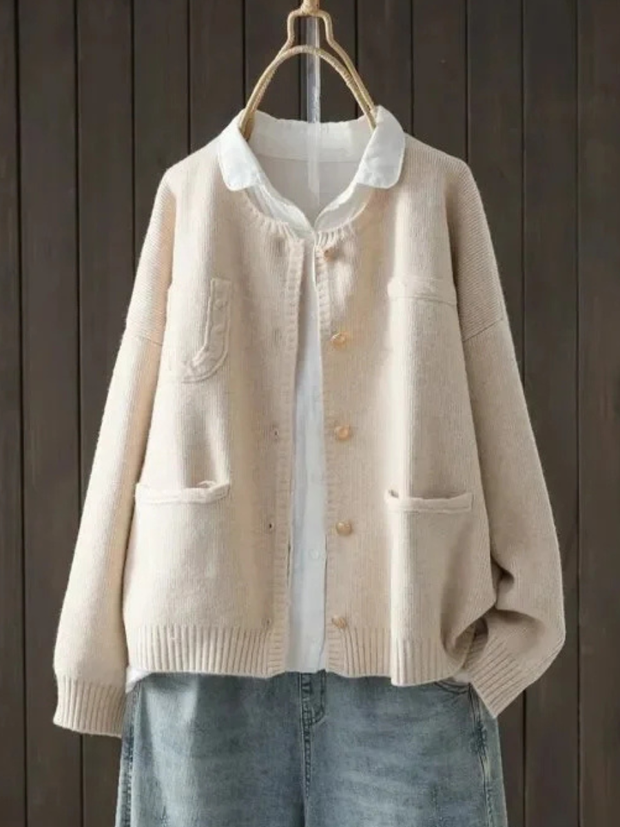 Cardigan Doux à Poches Camille