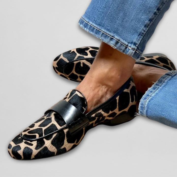 Katie - Mocassins à imprimé léopard