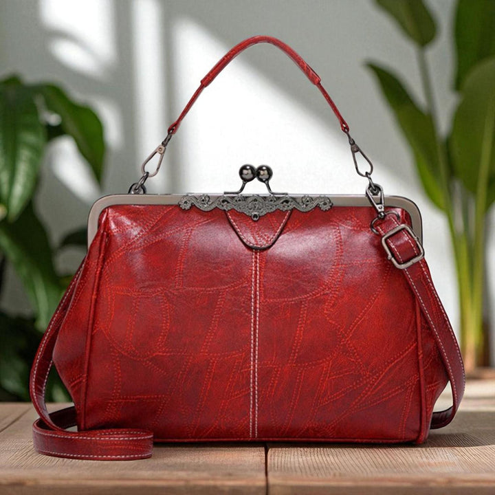 Sac vintage avec fermeture à pression