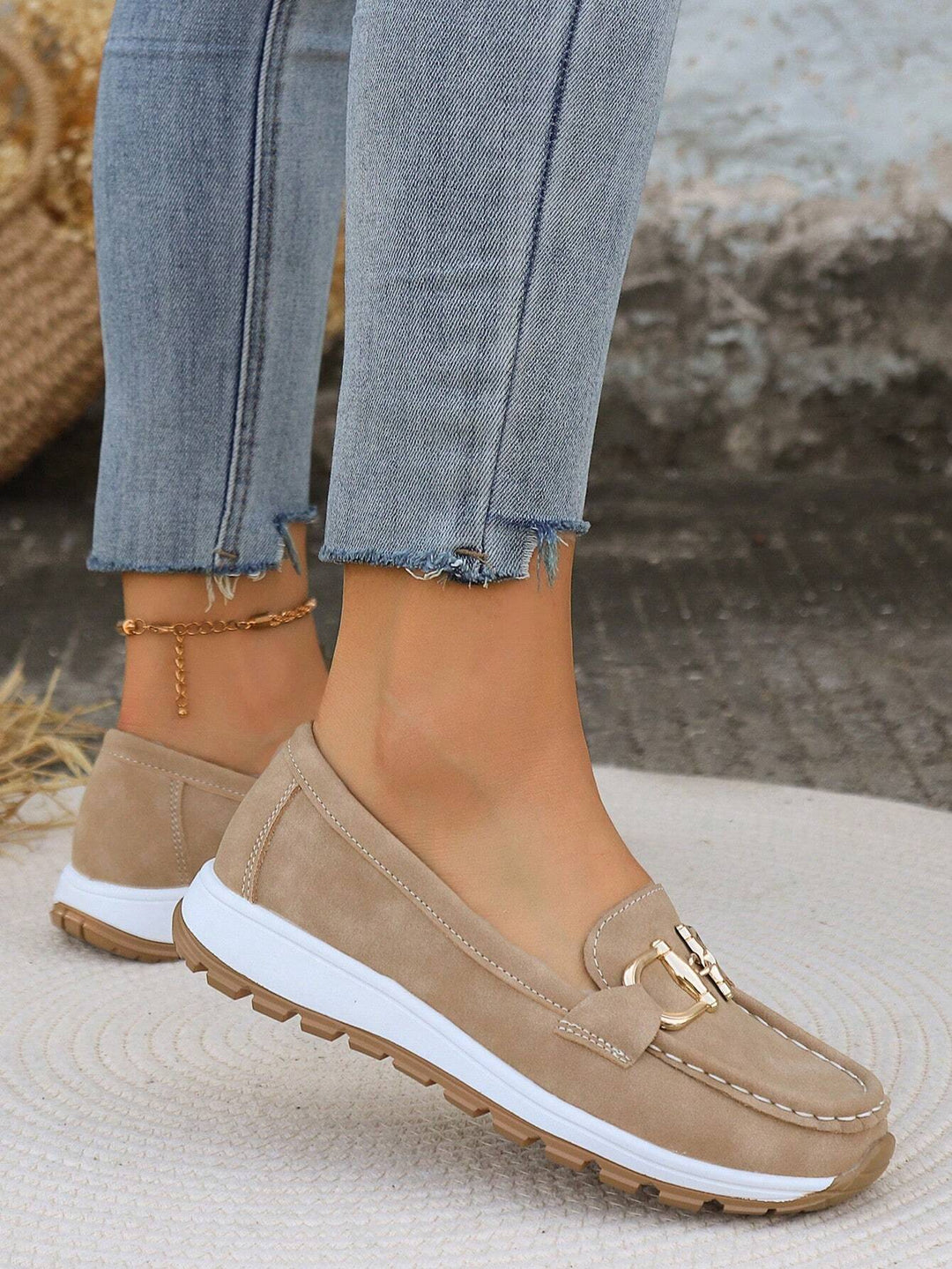 Ellie - Mocassins plats avec boucle
