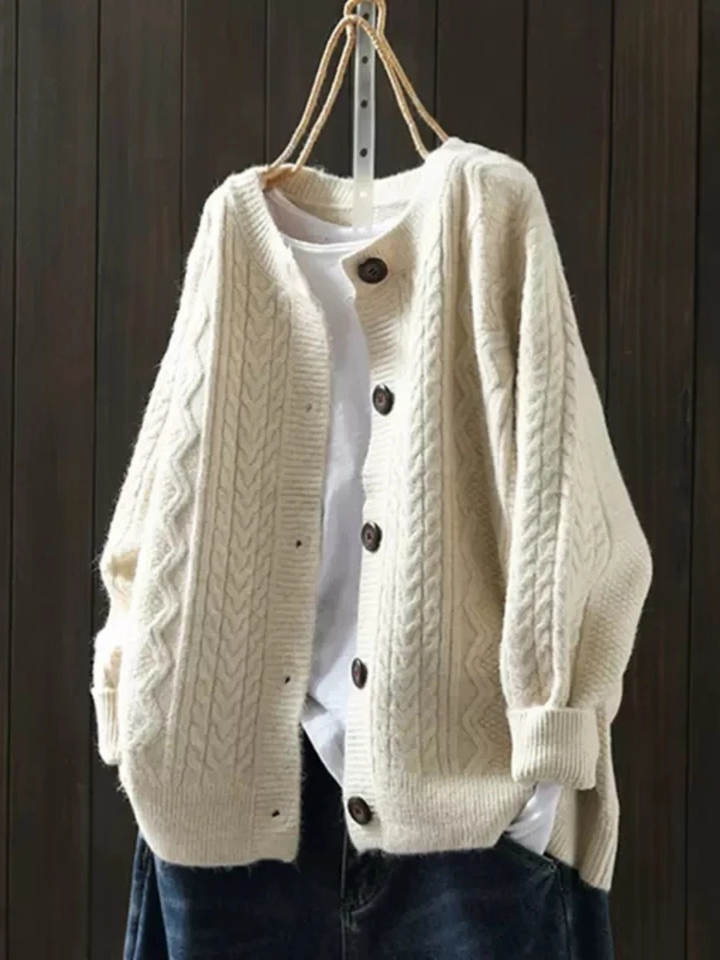 Cardigan Torsades Col Rond Sophie