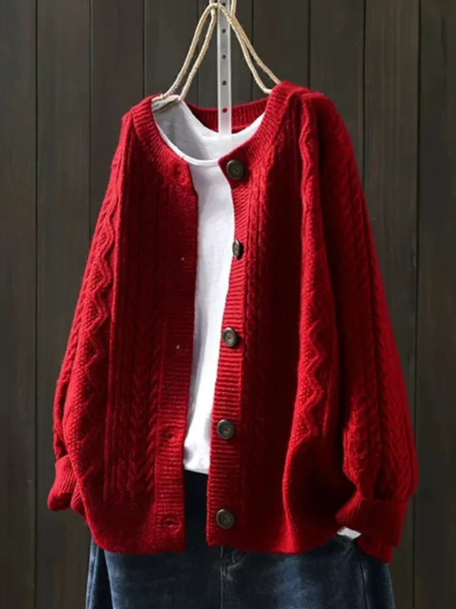 Cardigan Torsades Col Rond Sophie