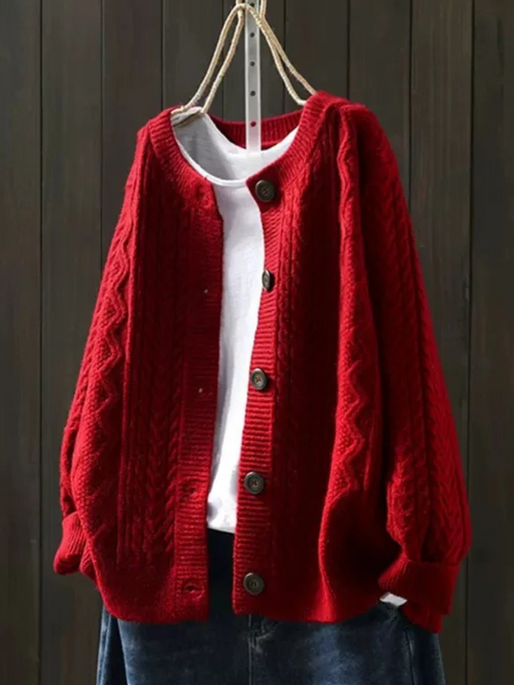 Cardigan Torsades Col Rond Sophie