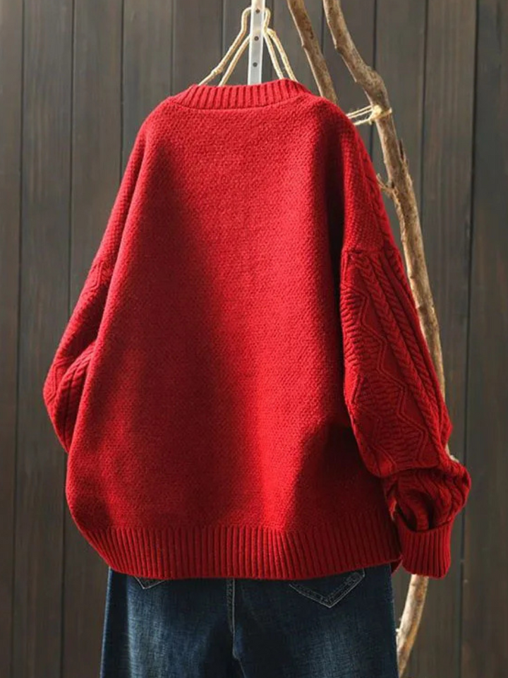 Cardigan Torsades Col Rond Sophie