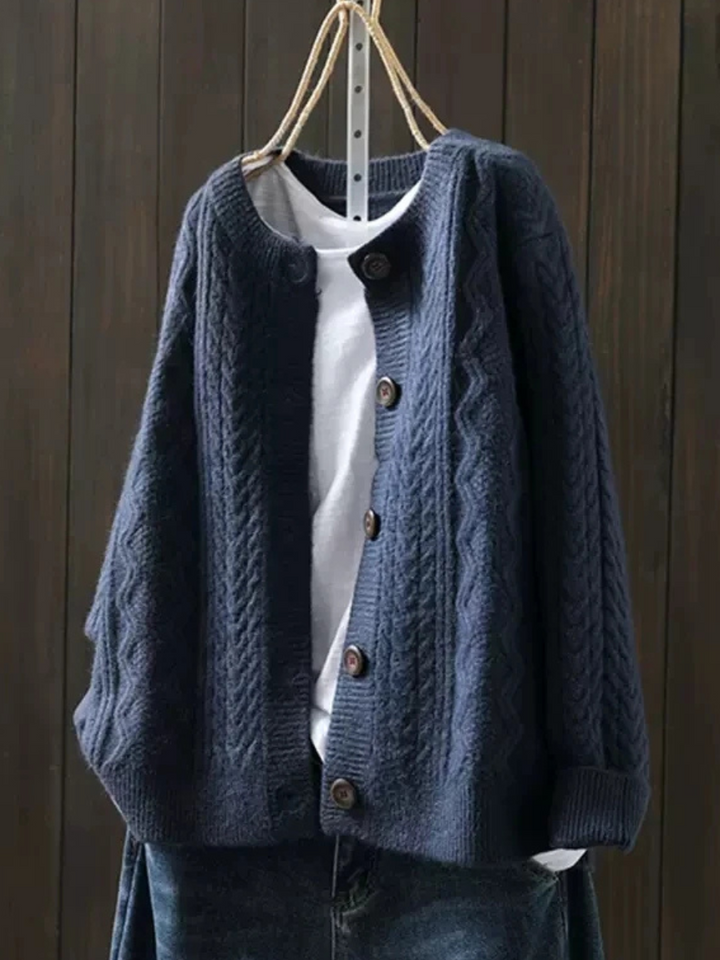 Cardigan Torsades Col Rond Sophie
