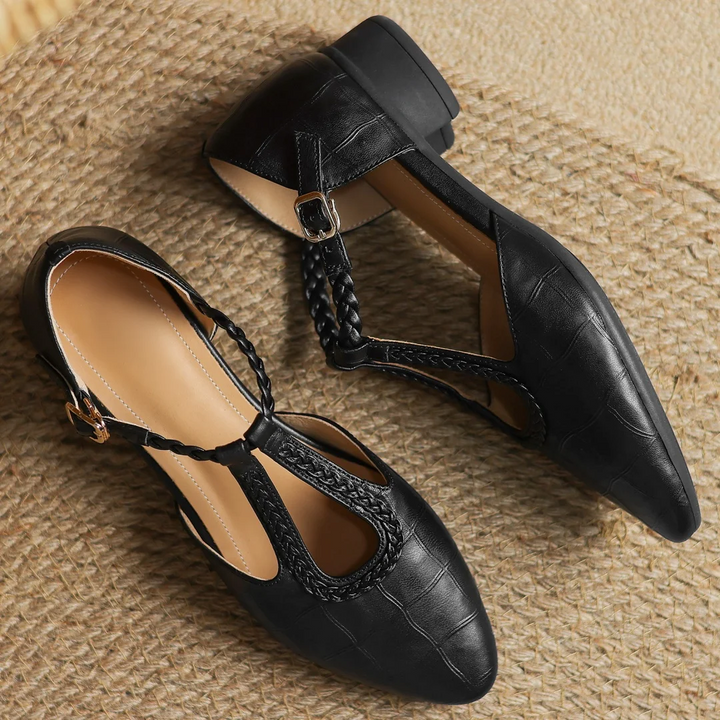 Lily | Mary Janes en cuir