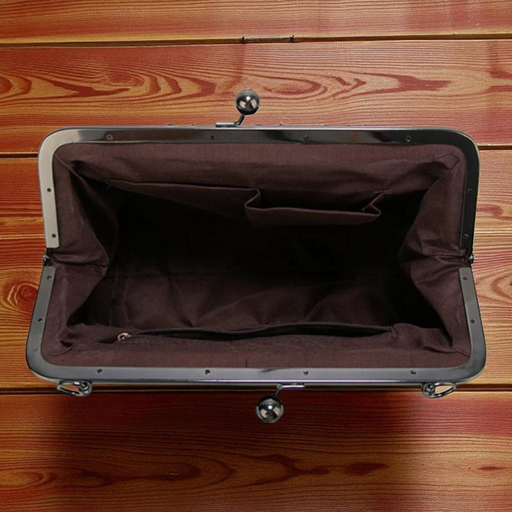 Sac vintage avec fermeture à pression