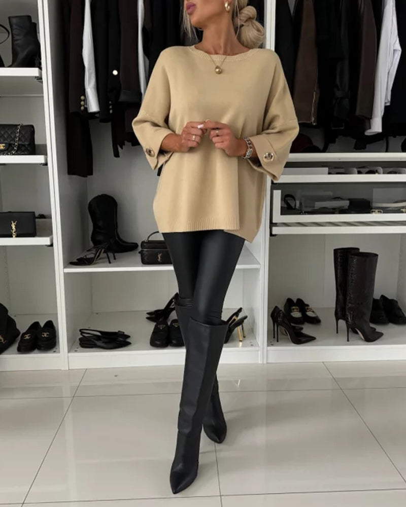 Lisbet | Pull Tricoté Élégant