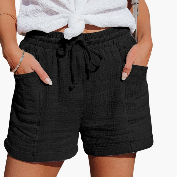 Emma | Pantalons Courts Casual avec Cordon Élégants