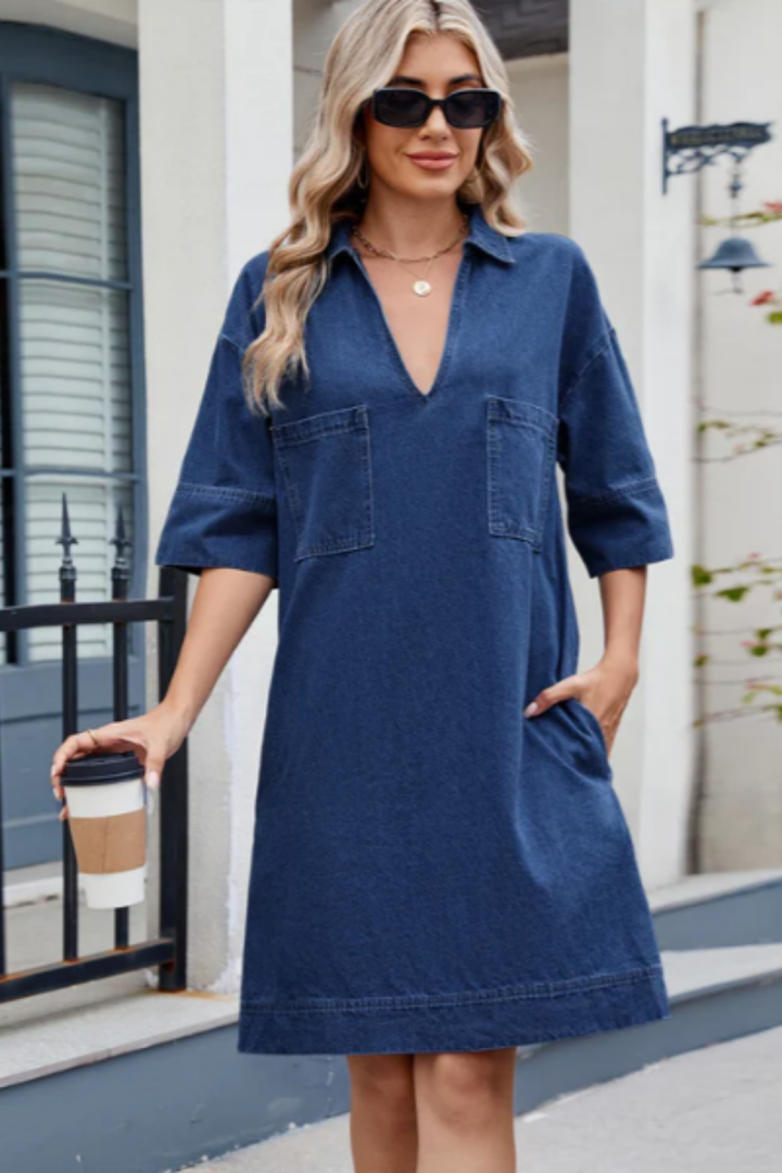 Jade | Robe en Jean Décontractée