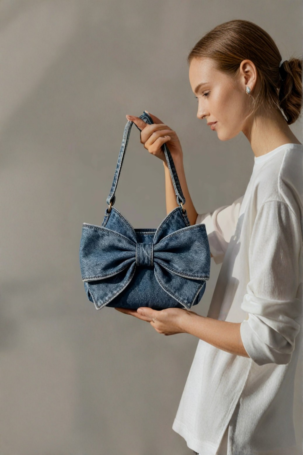 Anika | Sac Rétro avec Nœud