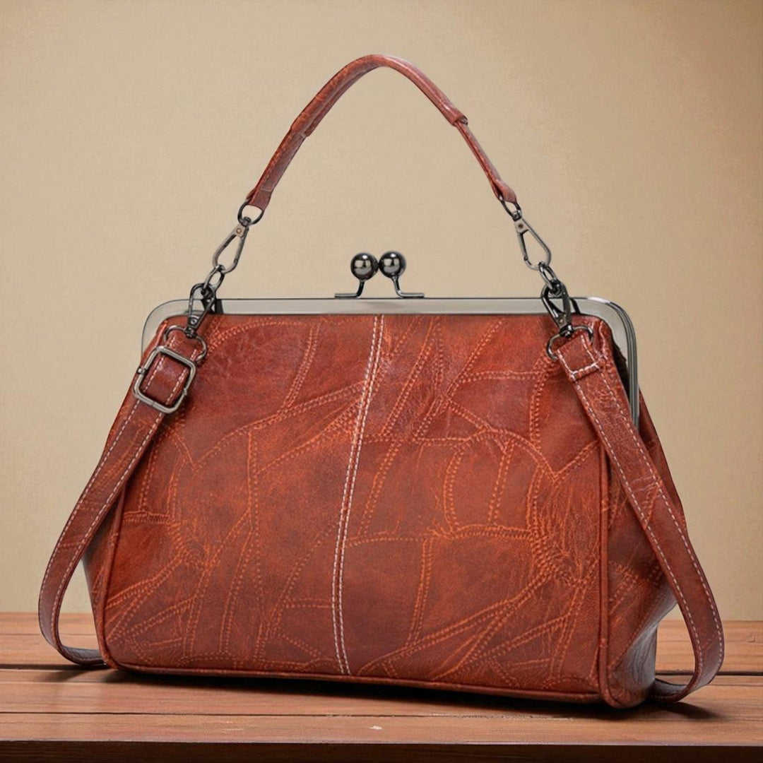 Sac vintage avec fermeture à pression