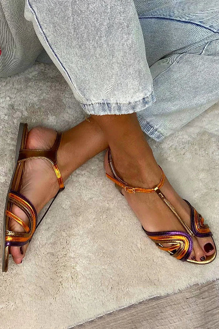 Viviana™ | Sandales Couleur Méditerranéenne