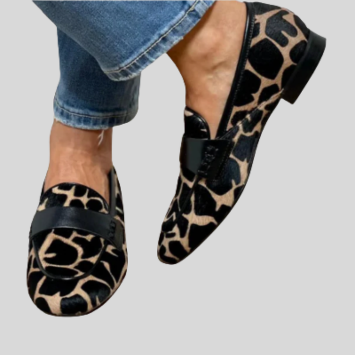 Katie - Mocassins à imprimé léopard