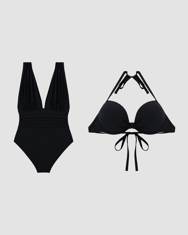 Karina | Maillot de bain avec effet contrôle du ventre V