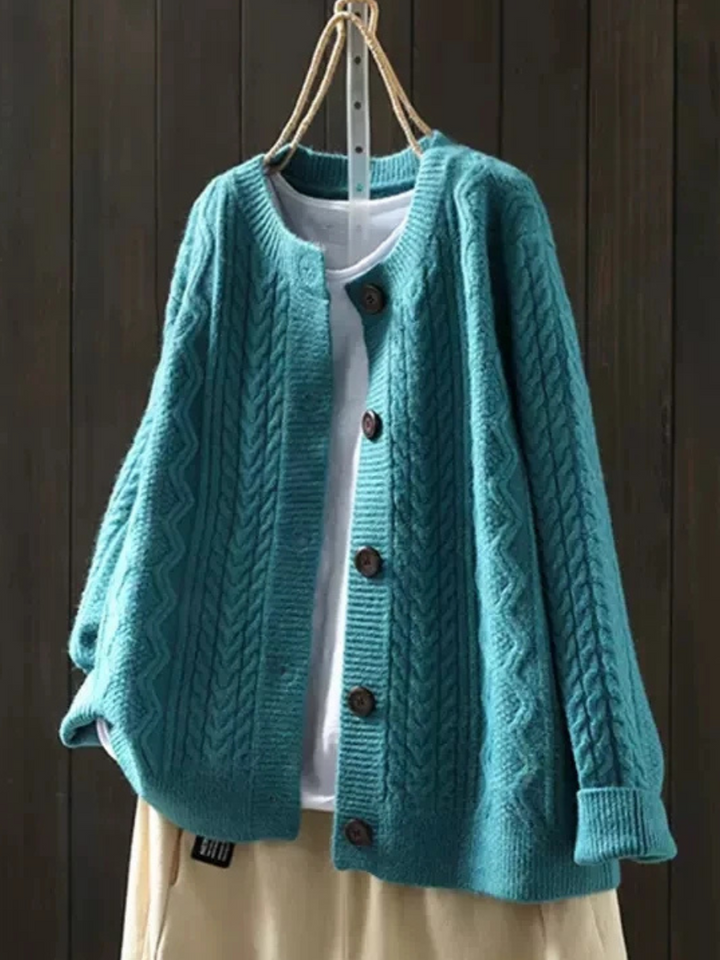 Cardigan Torsades Col Rond Sophie