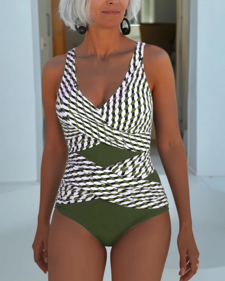 Ashley | Maillot de bain avec design croisé pour une tenue décontractée de vacances