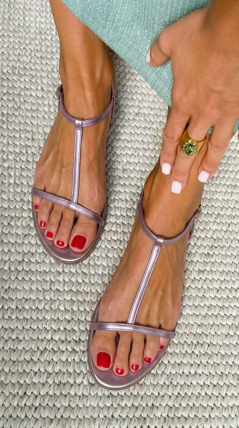 Bianca™ | Sandales d'été dorées