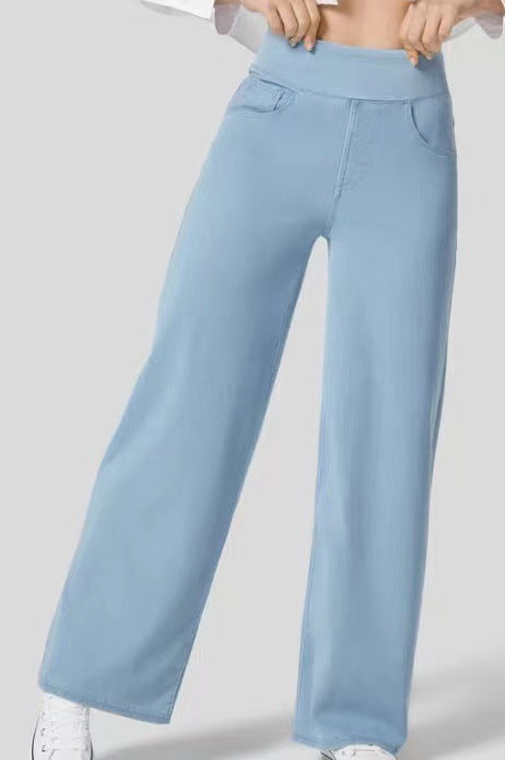Solène - Jeans à Jambe Large Fit Détendu