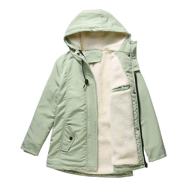 AMINA™ | Manteau d'hiver épais avec doublure matelassée pour la chaleur