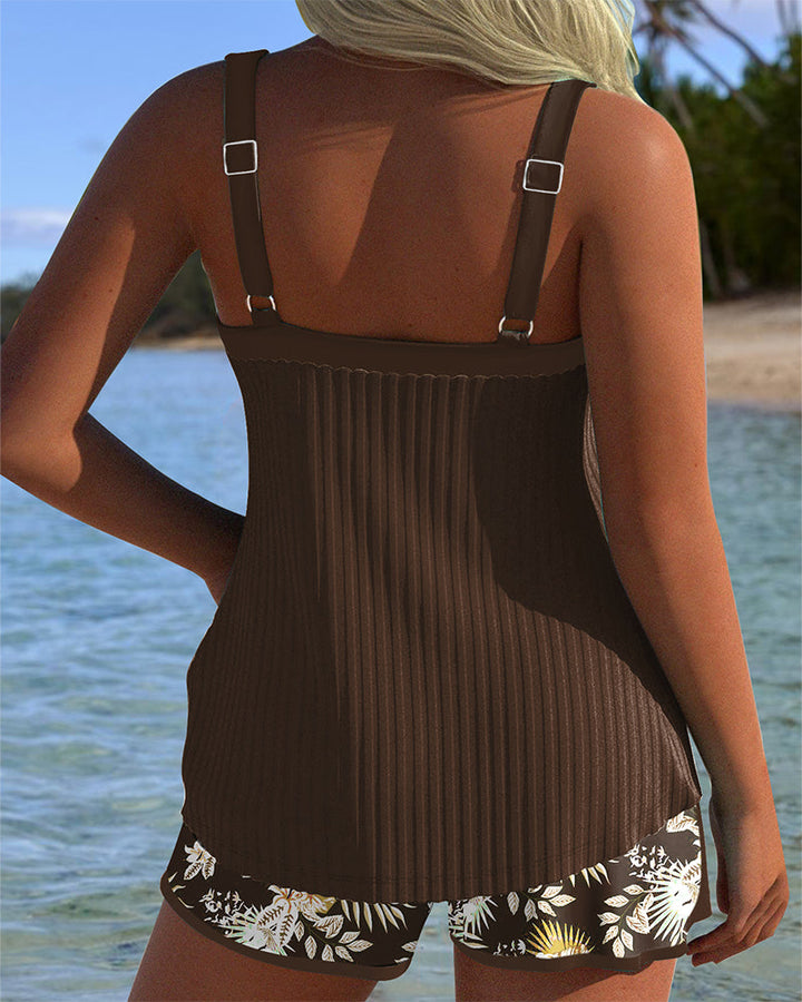 Solea | Tankini Court à Rayures