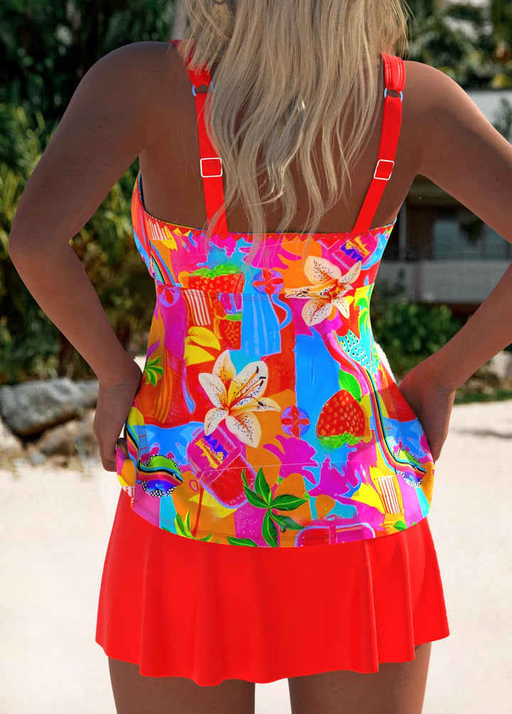 Eleanor | Robe de bain tankini florale chic