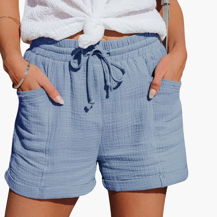 Emma | Pantalons Courts Casual avec Cordon Élégants