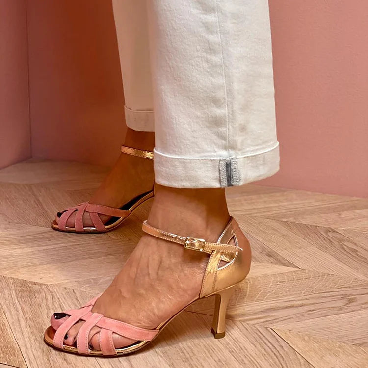 SANDALES HAUTES AVEC BRIDES