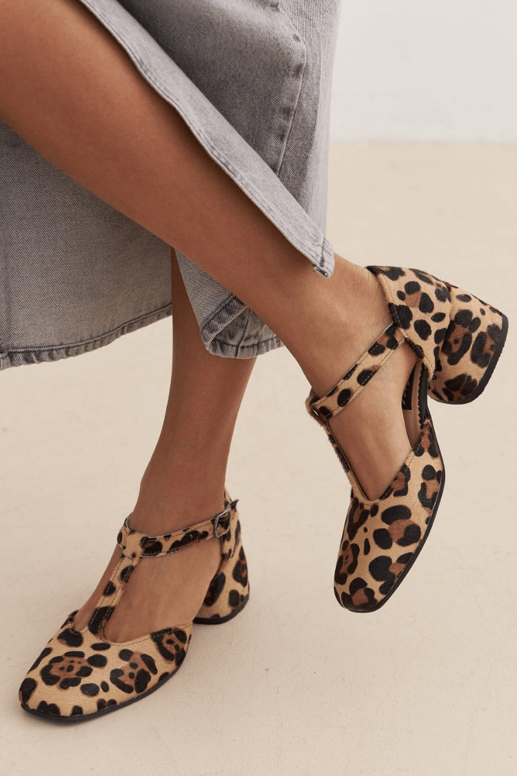 CHAUSSURES T-STRAP ANIMALES