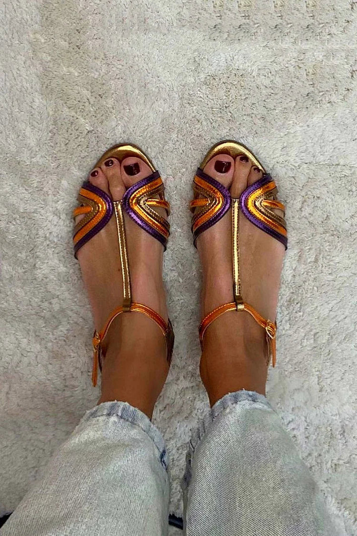 Viviana™ | Sandales Couleur Méditerranéenne