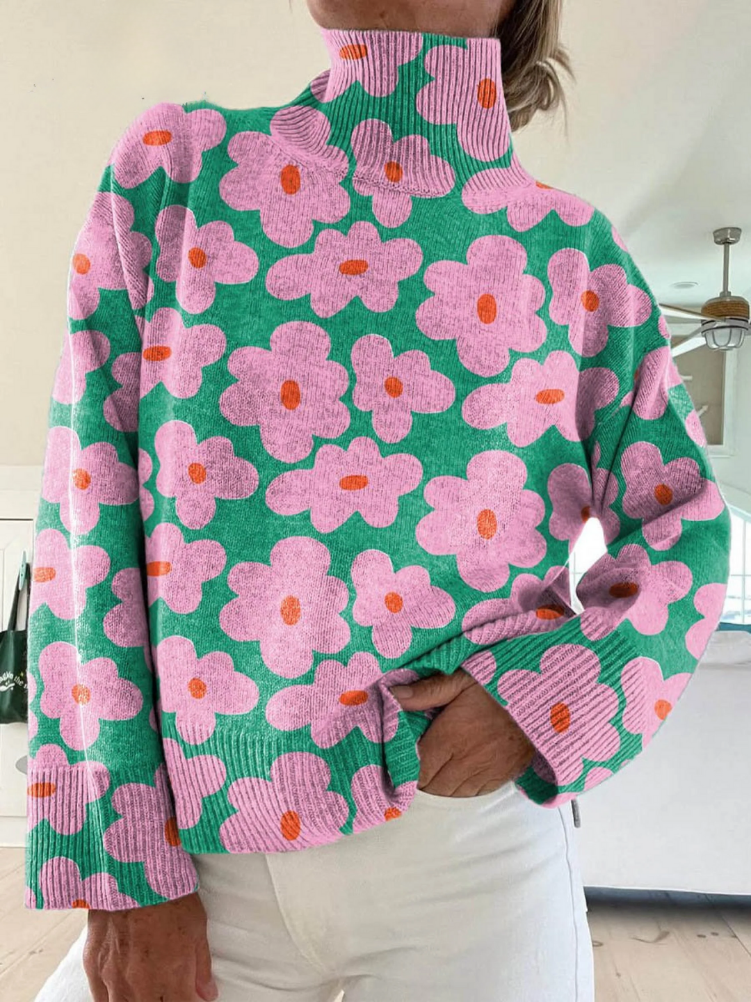 Aspen | Pull en Tricot Floral