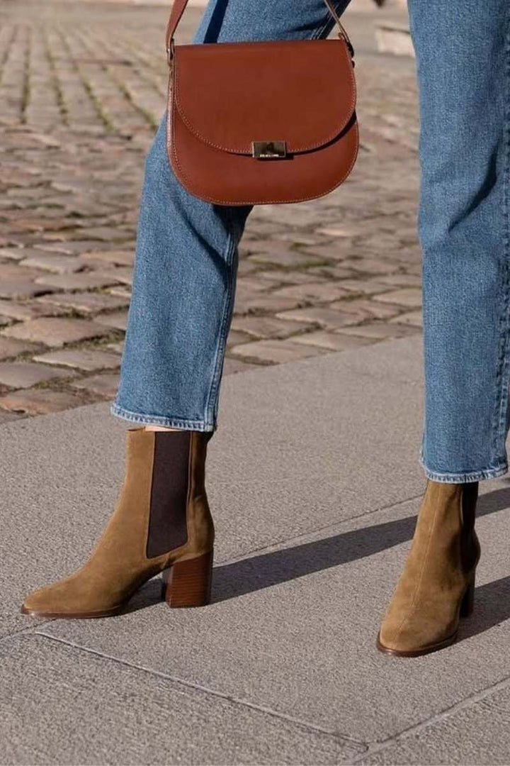 Manon™ | Bottines à Talon Carré