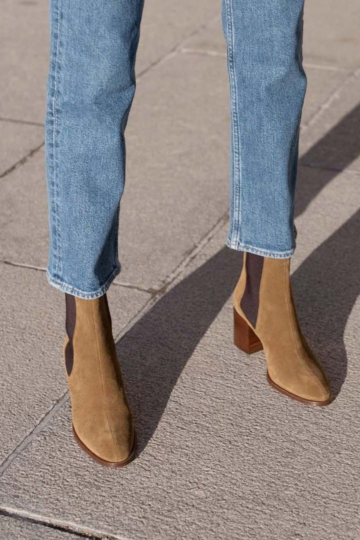 Manon™ | Bottines à Talon Carré