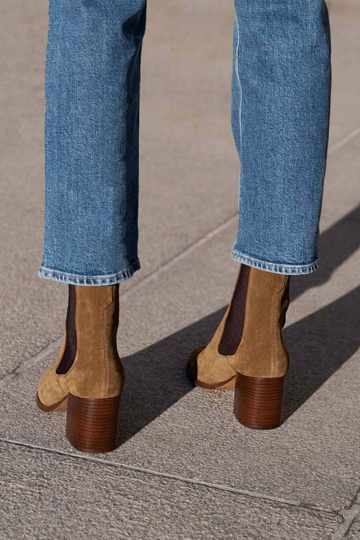 Manon™ | Bottines à Talon Carré