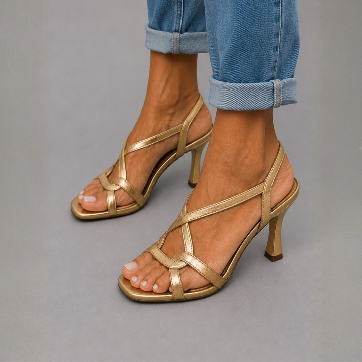 Soleil™ | Sandales Charme d'Été Doré
