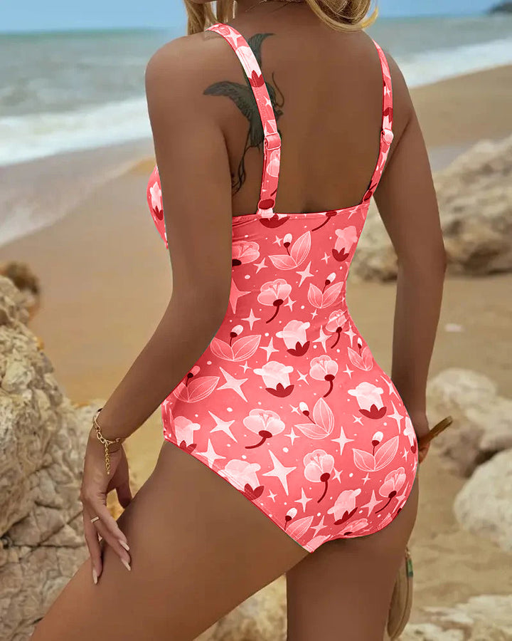 Clara | Tankini Imprimé Une Pièce