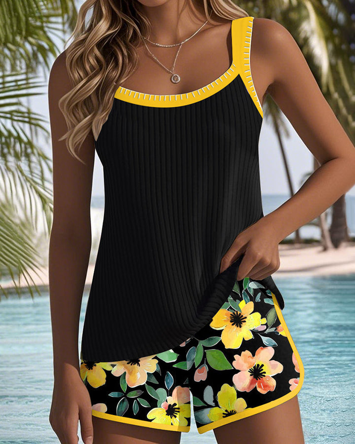 Matilda | Ensemble de Tankini de Plage en Deux Pièces