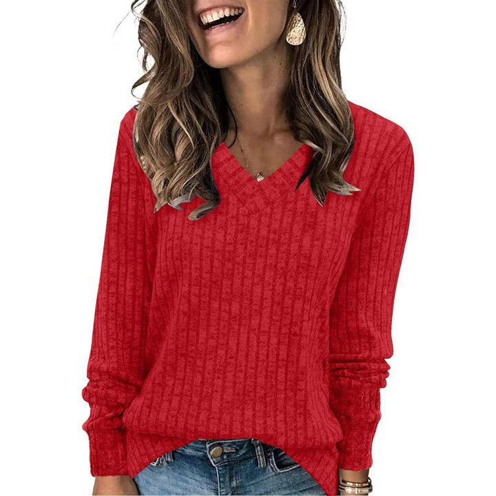 EVELYN™ | Pull léger oversized à col V pour femmes