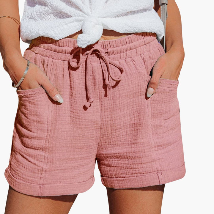 Emma | Pantalons Courts Casual avec Cordon Élégants