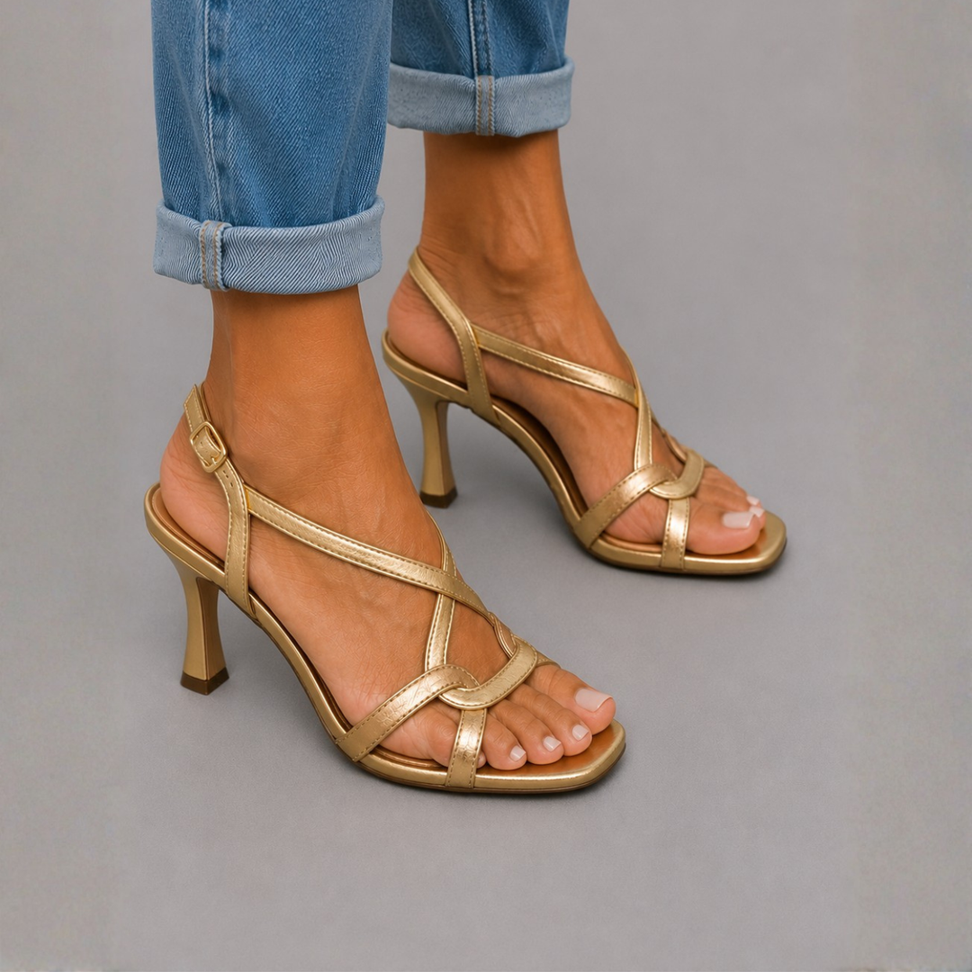 Soleil™ | Sandales Charme d'Été Doré
