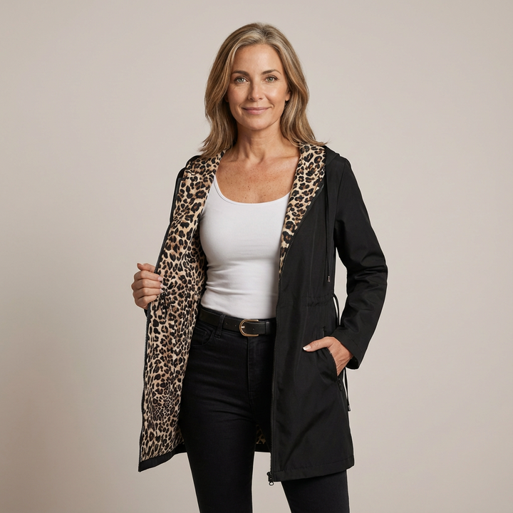 Manteau à Capuche Réversible