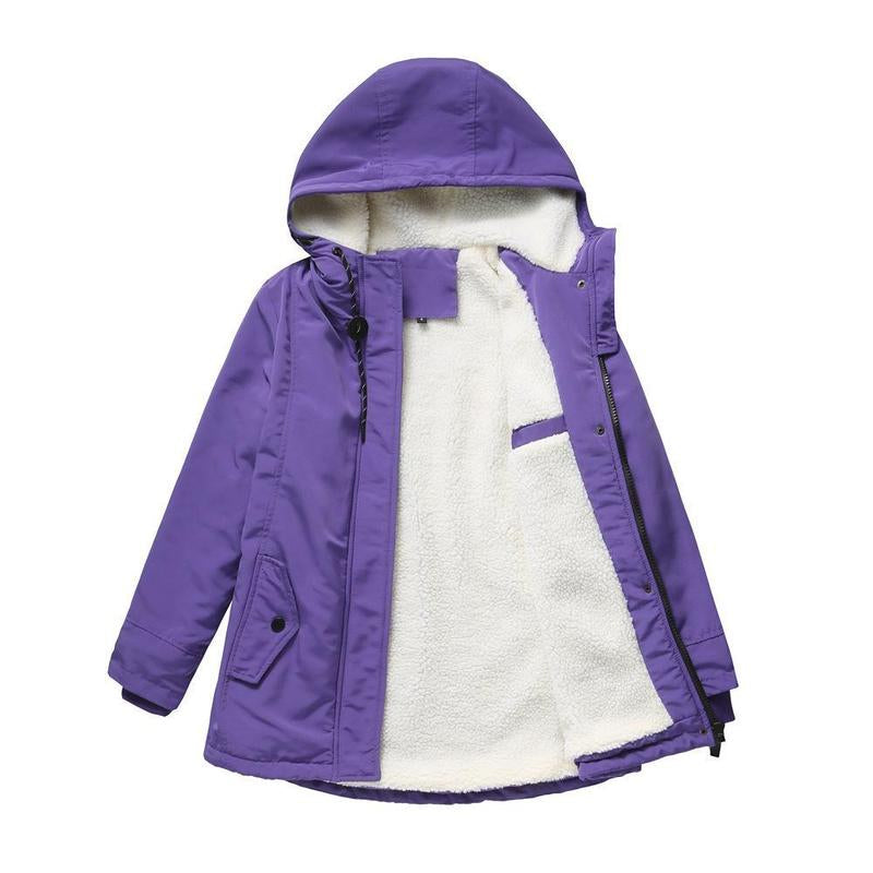 AMINA™ | Manteau d'hiver épais avec doublure matelassée pour la chaleur