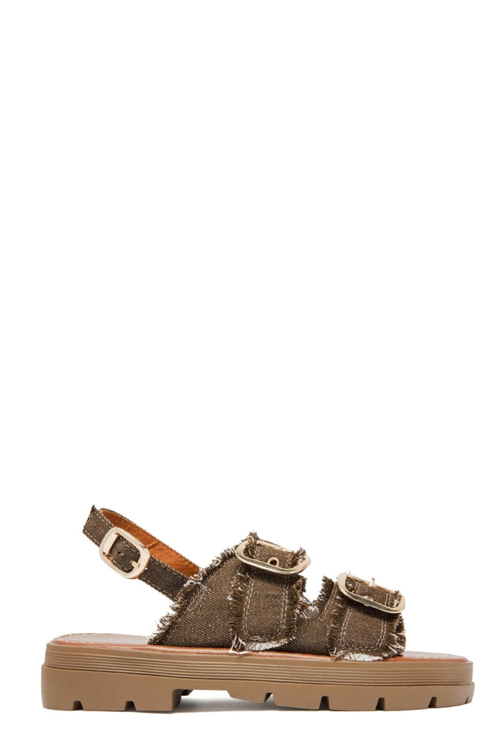 Dovie | Sandale Wedge Marron