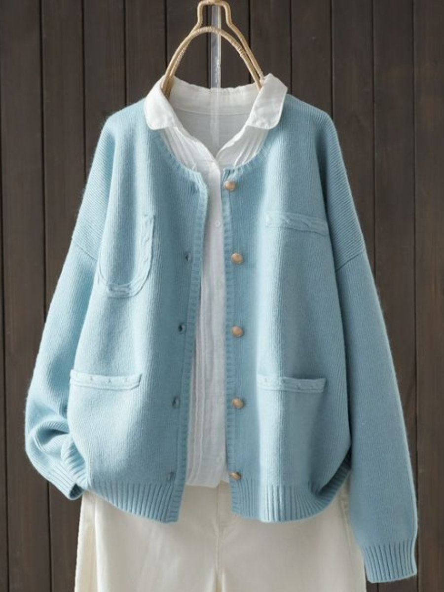 Cardigan Doux à Poches Camille