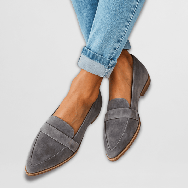 Helen - Mocassins en daim doux