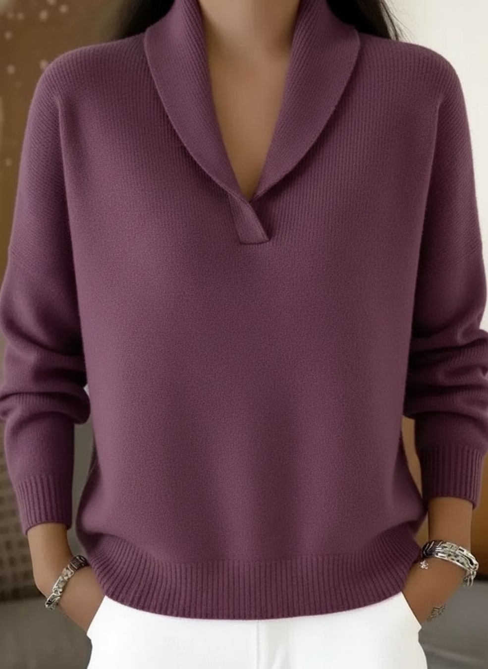 Nella | Pull à Col V