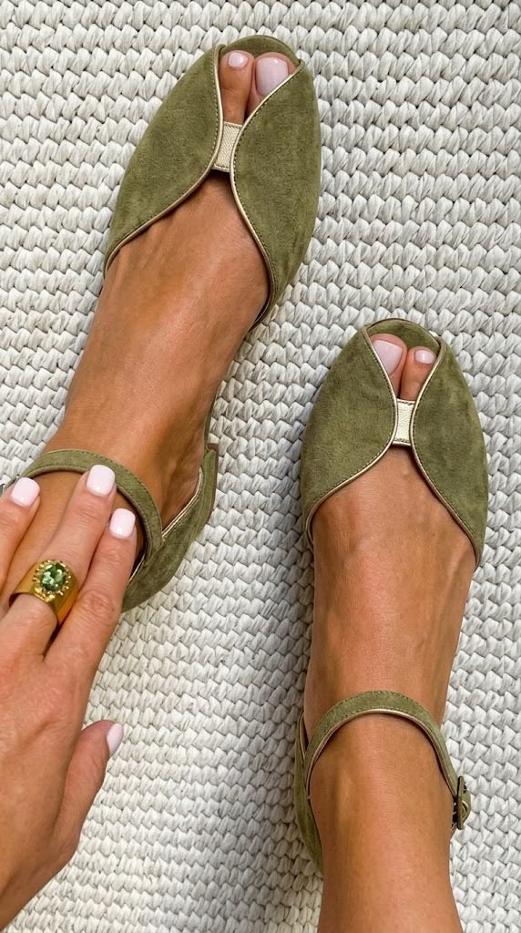 Olivia™ | Sandales Élégantes Vert Sauge