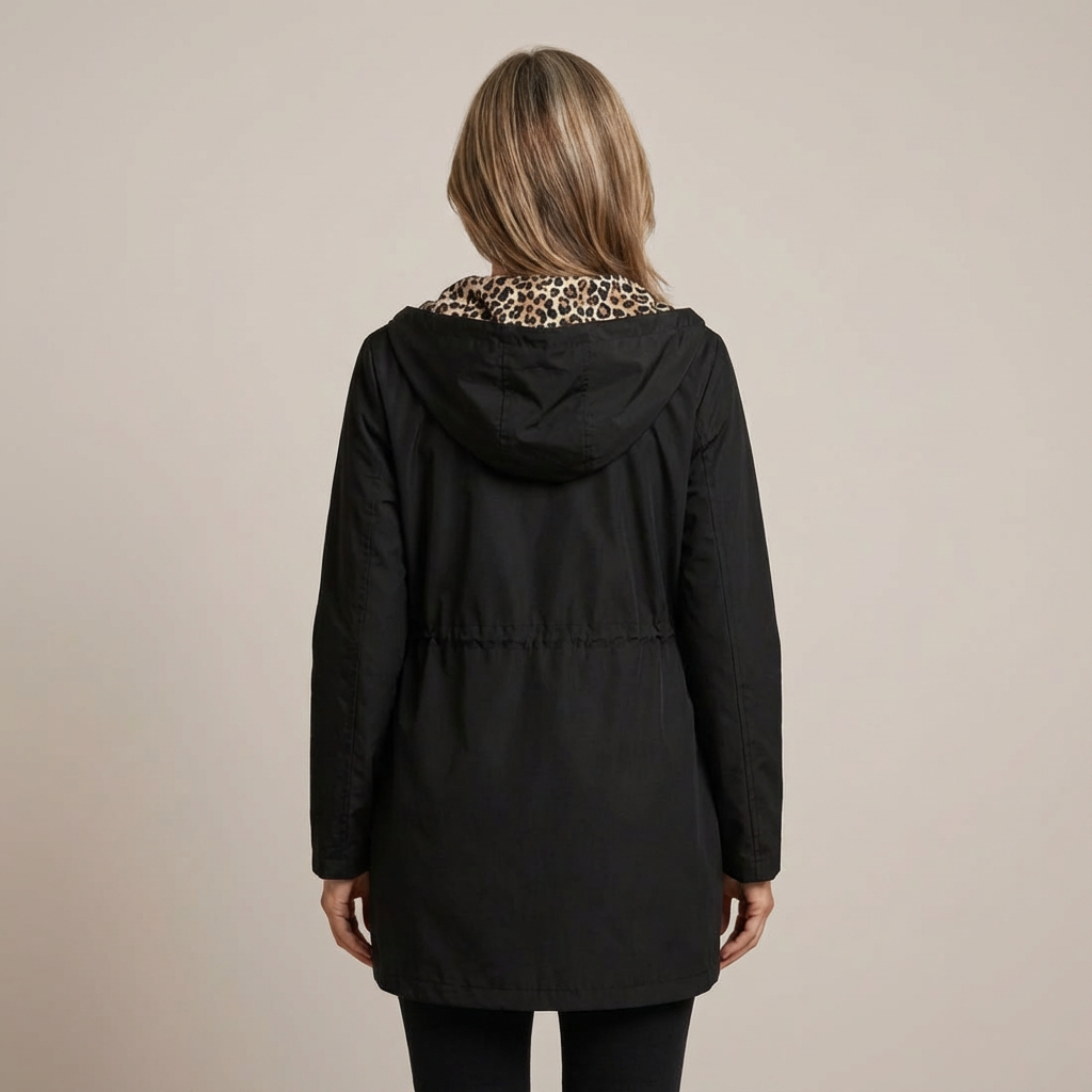 Manteau à Capuche Réversible